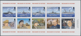 Britisches Territorium Im Indischen Ozean: 2005, 60 Years End Of WWII Complete Set Of Ten Showing Ba - Andere & Zonder Classificatie