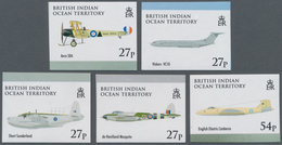 Britisches Territorium Im Indischen Ozean: 2008, 90 Years Royal Air Force (RAF) Complete IMPERFORATE - Altri & Non Classificati