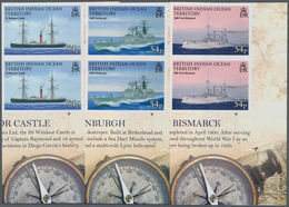 Britisches Territorium Im Indischen Ozean: 2009, Seafaring Complete Set Of Six Showing Different Shi - Autres & Non Classés