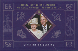 Britisches Territorium Im Indischen Ozean: 2011, 85th Birthday Of QEII Special Sheetlet With Eight S - Sonstige & Ohne Zuordnung