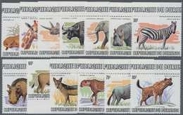 Burundi: 1982, African Wildlife Complete Set Of 13 From 2fr. To 85fr. (Lion, Giraffe, Rhinoceros, El - Autres & Non Classés