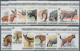 Burundi: 1982, African Wildlife Complete Set Of 13 From 2fr. To 85fr. (Lion, Giraffe, Rhinoceros, El - Andere & Zonder Classificatie