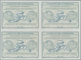 Chile - Ganzsachen: 1907. International Reply Coupon 17 Centavos (Rom Type) In An Unused Block Of 4. - Chili