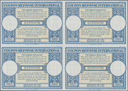 Cuba: 1957. International Reply Coupon 12 Centavos (London Type) In An Unused Block Of 4. Issued Dec - Autres & Non Classés