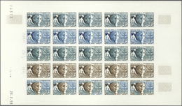 Französisch-Westafrika: 1959. Complete Issue "Stamp Day 1959" (1 Value) In 3 Different Color Proof S - Autres & Non Classés