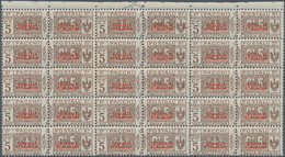 Italienisch-Somaliland - Paketmarken: 1916/31: 5 Cent. Brown, Overprinted In RED "SOMALIA ITALIANA" - Somalia