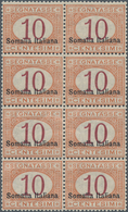 Italienisch-Somaliland - Portomarken: 1920, Italy Postage Due 10c. Orange/carmine With Black Opt. 'S - Somalia