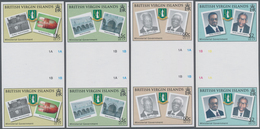 Jungferninseln / Virgin Islands: 2008, Ministerial Government Complete Set Of Four In Vertical IMPER - Iles Vièrges Britanniques