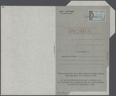 Kaiman-Inseln / Cayman Islands: 1955/1963, AEROGRAMMES: Five Different Air Letters 2½d, 6d (2) And 9 - Cayman (Isole)