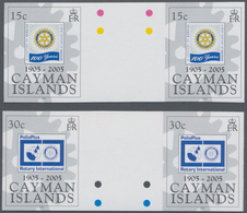 Kaiman-Inseln / Cayman Islands: 2005, 100 Years Rotary International Complete Set Of Two In Horizont - Cayman Islands