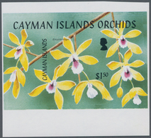 Kaiman-Inseln / Cayman Islands: 2005, Orchids Complete Set Of Five In Horizontal Or Vertical IMPERFO - Cayman Islands