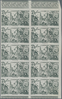 Kamerun: 1946, From Tchad To Rhine Complete Set Of Six In IMPERFORATE Blocks Of Ten, Mint Never Hing - Cameroon (1960-...)