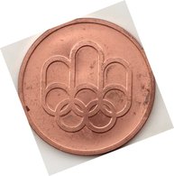 JEUX OLYMPIQUES, Montréal 1976 Médaille Officielle Des Participants, En Bronze Cuivré, Par Georges HUEL - Non Classés