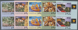 Malediven: 1998, 20 Years International Fund For Agricultural Development (IFAD) Complete Set Of Fiv - Maldives (1965-...)