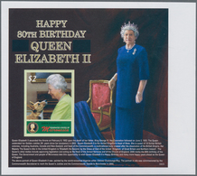 Mikronesien: 2006, 80th Brithday Of QEII IMPERFORATE Miniature Sheet With Wide Margins Around, Mint - Micronésie