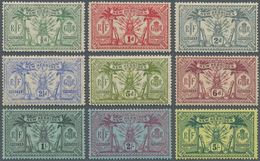 Neue Hebriden: 1911, Definitives: Weapons And Totem Poles With Watermark, MNH (Yv. No. 38-48). - Andere & Zonder Classificatie