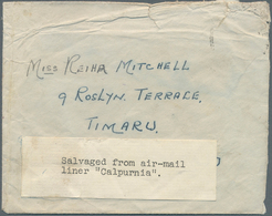 Neuseeland - Besonderheiten: 1938, Small Envelope Addressed To Timaru/New Zealand, Stamp (probably B - Other & Unclassified