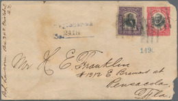 Panama-Kanalzone: 1916/18 Three Commercially Used Envelopes, All Sent To The USA, Once With Censorsh - Panama