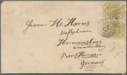 Südafrika Vorläufer: 1896-1917, Two Postal Stationery Items And A Cover, With 1) 1896 Cover From Joh - Unclassified