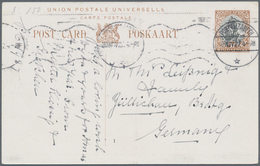 Südafrika - Ganzsachen: 1927, Seven Pictorial Stat. Postcards Ship-type 1½d. Brown/black With Differ - Autres & Non Classés