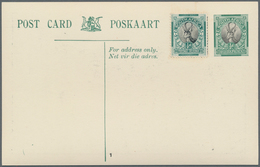 Südafrika - Ganzsachen: 1934, Pictorial Stat. Postcards Springbok ½d. Green/black With Outlined Box - Autres & Non Classés