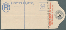 Trinidad Und Tobago: 1891, Stationery Registered-envelope 2 D. Gray-blue ".. CUT AWAY PERFORATED .." - Trinidad Y Tobago (1962-...)