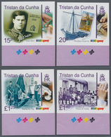 Tristan Da Cunha: 2007, Centenary Of Scouting Complete IMPERFORATE Set Of Four, Mint Never Hinged Wi - Tristan Da Cunha