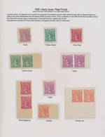 Uruguay: 1898/1899, Liberty Issue, Specialised Assortment Incl. Plate/colour Proofs, Partly Imperf., - Uruguay