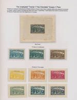 Uruguay: 1900 (ca.), "Treinta Y Tres Orientales", Not Realised Design, 2p. Value, Group Of Ten Imper - Uruguay