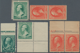 Vereinigte Staaten Von Amerika: US 1883/1888 Issues Never Hinged Group Including 2c (Scott 213 -- Tw - Autres & Non Classés