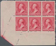 Vereinigte Staaten Von Amerika: 2c Carmine 1890 Issue (Scott 220), Never Hinged Bottom Left Corner B - Andere & Zonder Classificatie