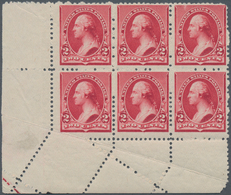 Vereinigte Staaten Von Amerika: 2c Carmine 1890 Issue (Scott 220), Never Hinged Bottom Left Corner B - Sonstige & Ohne Zuordnung
