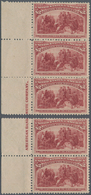 Vereinigte Staaten Von Amerika: $2.00 Columbus Issue (Scott No. 242), Never Hinged Former Left Impri - Sonstige & Ohne Zuordnung