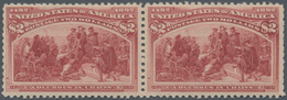 Vereinigte Staaten Von Amerika: $2.00 Columbus Issue (Scott No. 242), Never Hinged Horizontal Pair ( - Sonstige & Ohne Zuordnung