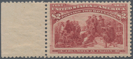 Vereinigte Staaten Von Amerika: $2.00 Columbus Issue (Scott No. 242), Never Hinged Single With Left - Other & Unclassified