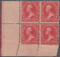 Vereinigte Staaten Von Amerika: 2c Carmine Type I Unwatermarked 1894 (Scott 250), Never Hinged Botto - Sonstige & Ohne Zuordnung