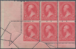 Vereinigte Staaten Von Amerika: 2c Carmine Type I Unwatermarked 1894 (Scott 250), Never Hinged Botto - Andere & Zonder Classificatie