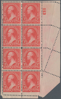 Vereinigte Staaten Von Amerika: 2c Carmine Type I Unwatermarked 1894 (Scott 250), Bottom Right Verti - Other & Unclassified