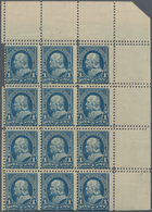 Vereinigte Staaten Von Amerika: 1c Watermarked 1895 (Scott 264), Never Hinged Top Right Corner Block - Other & Unclassified