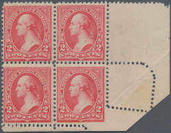 Vereinigte Staaten Von Amerika: 2c Type II Watermarked 1895 (Scott 266), Never Hinged Bottom Right B - Andere & Zonder Classificatie