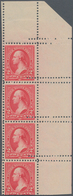 Vereinigte Staaten Von Amerika: 2c Type III Watermarked 1895 (Scott 267), Never Hinged Vertical Stri - Other & Unclassified