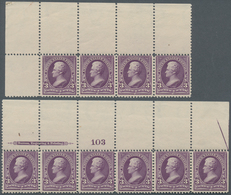 Vereinigte Staaten Von Amerika: 3c 1895 Watermarked (Scott 268), Never Hinged Full Top Plate No. 103 - Other & Unclassified