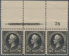 Vereinigte Staaten Von Amerika: $1.00 1895 Watermarked Types I & II (Scott 276, 276A), Never Hinged - Andere & Zonder Classificatie