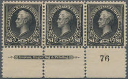 Vereinigte Staaten Von Amerika: $1.00 1895 Watermarked Types I & II (Scott 276, 276A), Never Hinged - Other & Unclassified