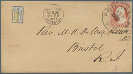 Vereinigte Staaten Von Amerika - Lokalausgaben + Carriers Stamps: D.O. BLOOD & CO. 1854: Two Covers - Lokale Post