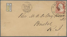 Vereinigte Staaten Von Amerika - Lokalausgaben + Carriers Stamps: D.O. BLOOD & CO. 1854: Two Covers - Locals & Carriers