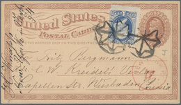 Vereinigte Staaten Von Amerika - Ganzsachen: 1874, Stationery Card 1 C Red-brown Uprated Franklin 1 - Autres & Non Classés