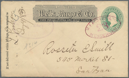Vereinigte Staaten Von Amerika - Ganzsachen: 1883, 3 Cent "Wells Fargo & Co." Stationery Envelope Ad - Other & Unclassified