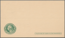 Vereinigte Staaten Von Amerika - Ganzsachen: 1915 Unused Postal Stationery Double Card 1 Cent Green - Other & Unclassified