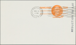 Vereinigte Staaten Von Amerika - Ganzsachen: 1973 Precanceled Postal Stationery Card 8 Cents Orange - Other & Unclassified